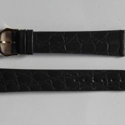 RAYMOND WEIL Bracelet pour montre cuir gris foncé 17 mm