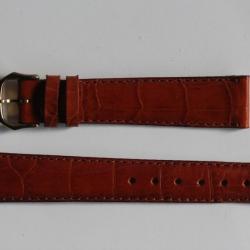 RAYMOND WEIL Bracelet pour montre cuir marron 17 mm