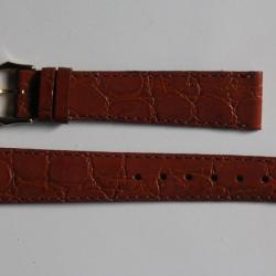 RAYMOND WEIL Bracelet pour montre cuir marron 17 mm