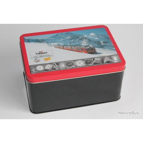 TISSOT Boite publicitaire Montres Jungfrau Railways Centenary