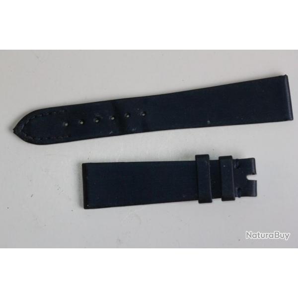 PATEK PHILIPPE Bracelet pour montre femme satin bleu fonc 17 mm