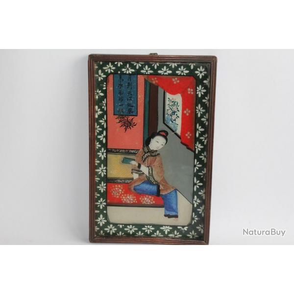 Peinture fixe sous verre Chine