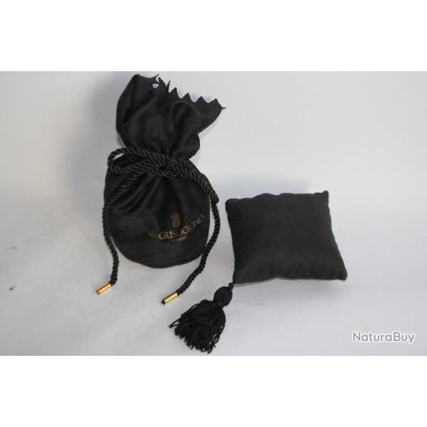 De GRISOGONO Bourse crin pour montre bijoux + coussin