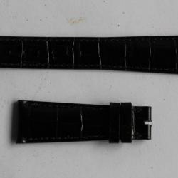 PATEK PHILIPPE Bracelet pour montre cuir noir 21 mm