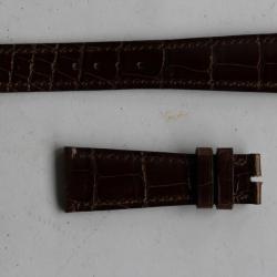 PATEK PHILIPPE Bracelet pour montre cuir brun brillant 21 mm