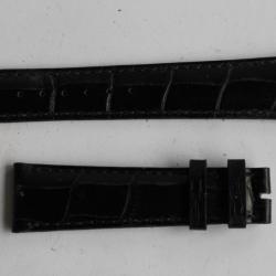 PATEK PHILIPPE Bracelet pour montre cuir noir 20 mm