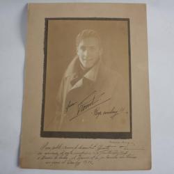 Photographie signée aviateur Pierrot Lausanne Suisse