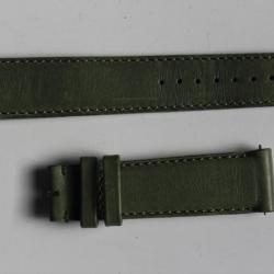 Bracelet pour montre HTO Watches cuir vert 19 mm