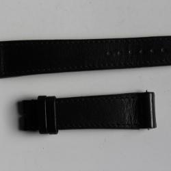Bracelet pour montre HTO Watches cuir noir 19 mm