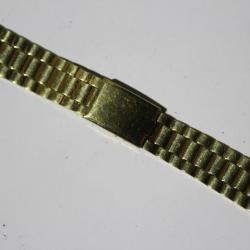 Bracelet montre acier doré 18 mm
