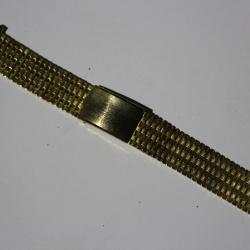 Bracelet montre acier doré 16 mm
