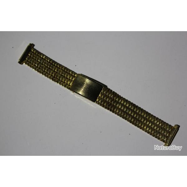 Bracelet montre acier dor 16 mm