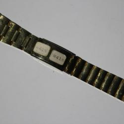 Bracelet montre acier doré 16 mm