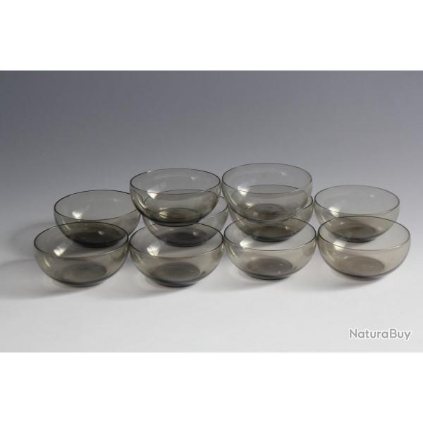 Coupelles cristal Dirk Copier LEERDAM Pays-Bas design