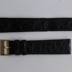 JULIAN JOAILLIERS Bracelet pour montre cuir bleu marine 18 mm