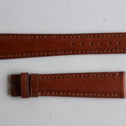BULGARI Bracelet pour montre cuir marron 17 mm
