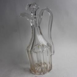 Carafe cristal taillé XIXe siècle