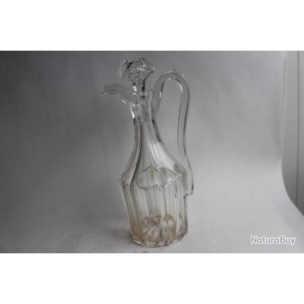 Carafe cristal taill XIXe sicle