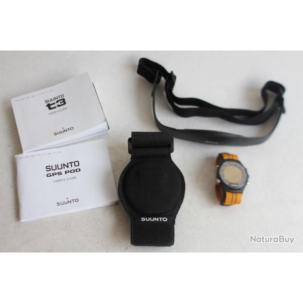 Montre sport cardiofrquencemtre SUUNTO T3 + GPS POD