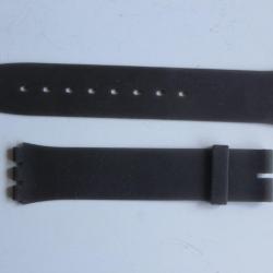 Bracelet pour montre SWATCH ultra souple silicone gris 16 mm