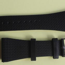 VOLTIME Bracelet pour montre cuir noir 30 mm
