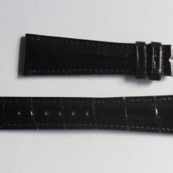 PATEK PHILIPPE Bracelet pour montre noir brillant 21 mm