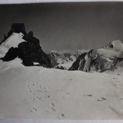 Photographie G. TAIRRAZ Aiguille du Midi 1932 Alpinistes