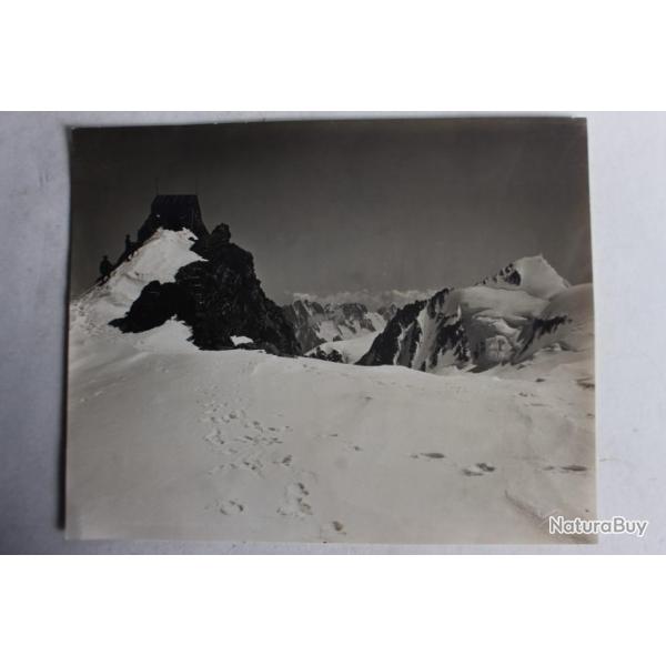 Photographie G. TAIRRAZ Aiguille du Midi 1932 Alpinistes