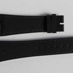 PATEK PHILIPPE Bracelet pour montre cuir noir mat 25 mm