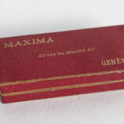 Ancien écrin pour montre ou bijoux MAXIMA Genève