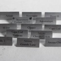 HERMES Plaquettes présentation modèles montres Hermès