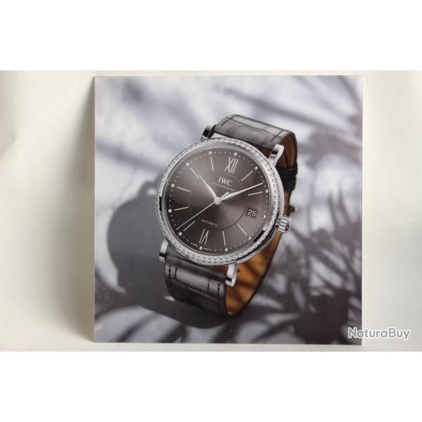 IWC Panneau plexiglas publicitaire Montre International Watch Co