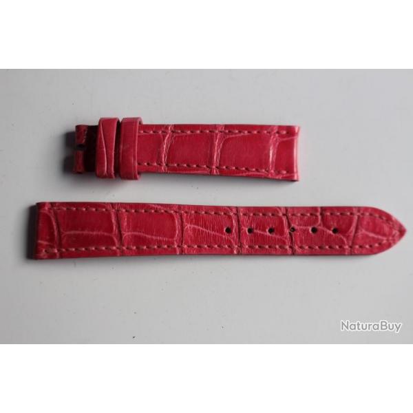 PATEK PHILIPPE Bracelet pour montre femme croco rose 16 mm