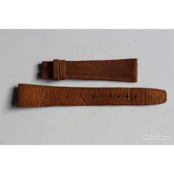 Bracelet pour montre Christian DIOR cuir brun 18 mm