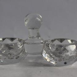 BACCARAT ancienne salière cristal moulé
