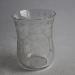 BACCARAT Gobelet cristal gravé Marie Dupont 1810