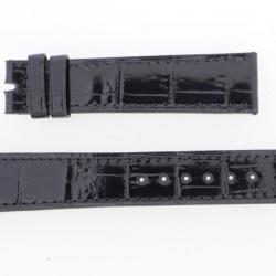 PATEK PHILIPPE Bracelet pour montre cuir noir 18 mm