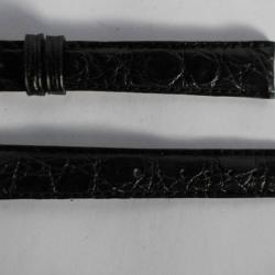FREDERIQUE CONSTANT Bracelet montre crocodile noir 16 mm