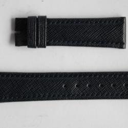VIANNEY HALTER Bracelet pour montre cuir bleu foncé 20 mm