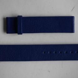 VIANNEY HALTER Bracelet pour montre cuir bleu 18 mm