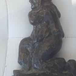 Sculpture bronze cire perdue Dr. O. CHRISTEV 1963