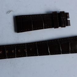 PATEK PHILIPPE Bracelet pour montre cuir brun 20 mm