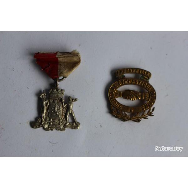 Insignes Socit de gymnastique Reims Schlestadt Slestat 1884