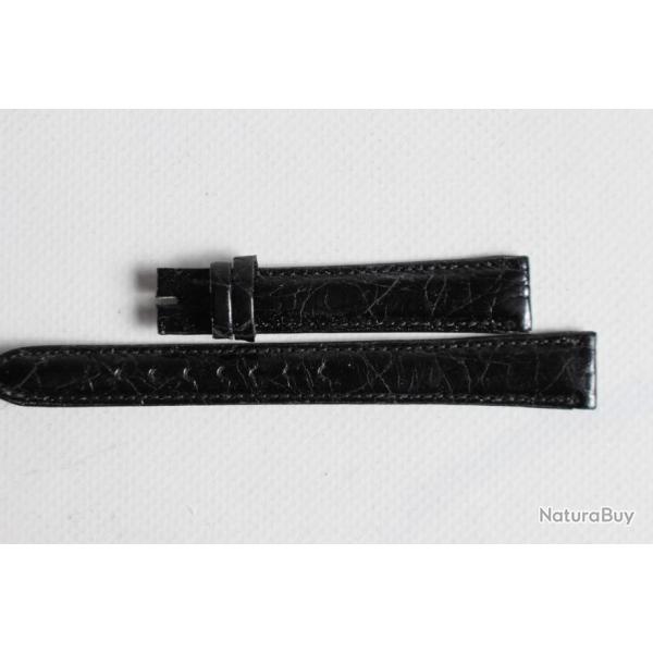 Bracelet pour montre cuir noir FREDERIQUE CONSTANT 14 mm