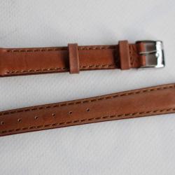 FREDERIQUE CONSTANT Bracelet montre cuir marron 14 mm