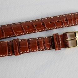 FREDERIQUE CONSTANT Bracelet montre cuir brun 16 mm