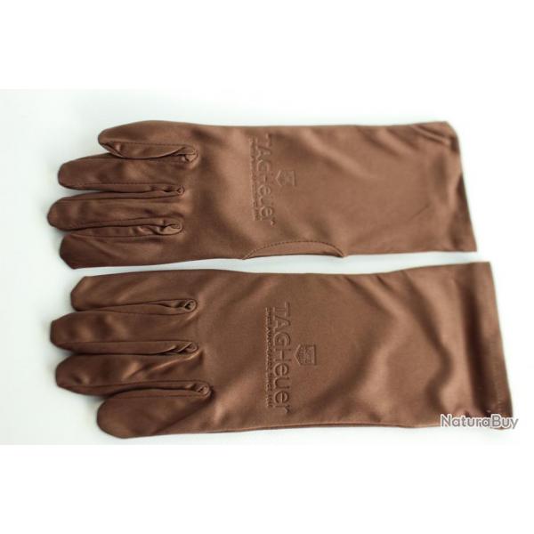 TAG Heuer gants publicitaires montre Tag Heuer brun taille L