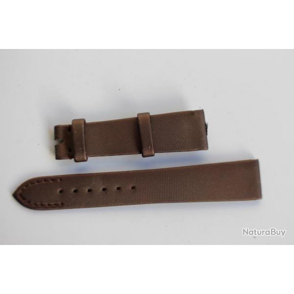 PATEK PHILIPPE Bracelet montre satin marron 17 mm