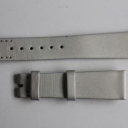 PATEK PHILIPPE Bracelet pour montre satin gris métal 17 mm