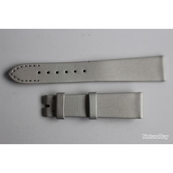PATEK PHILIPPE Bracelet pour montre satin gris mtal 17 mm
